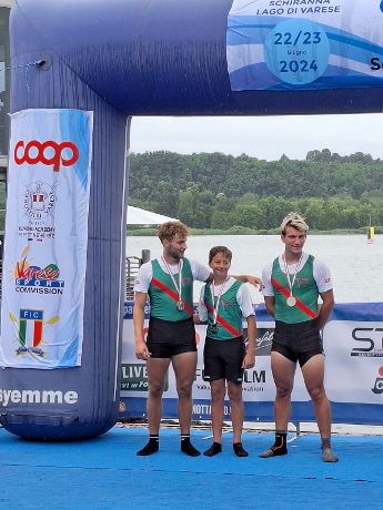 C.N.Posillipo Canottaggio, Argento per il 2+ del Posillipo ai Campionati Italiani Under 19