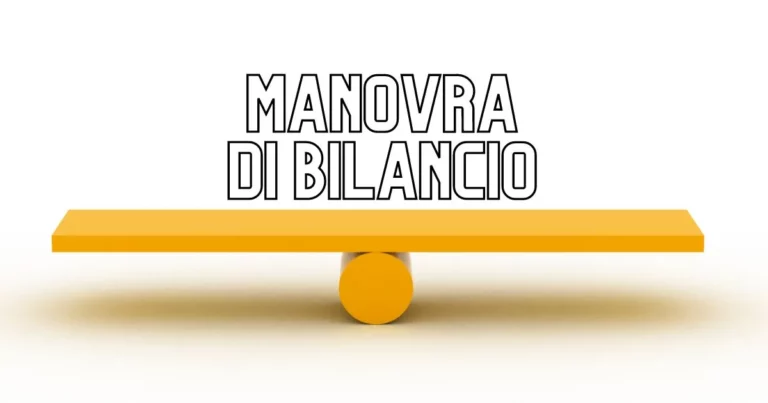 MANOVRA DI BILANCIO: ALCUNE RIFLESSIONI